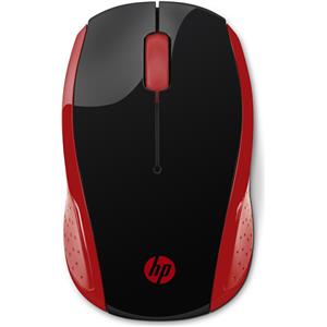 MOUSE HP 2HU82AA INALAMBRICO 200 COLOR ROJO IMPERIAL