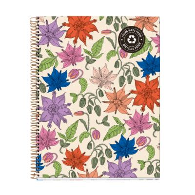 CUADERNO MR46808 NB4 A4 120 CLA ECO FLOWERS VINT.LILY2